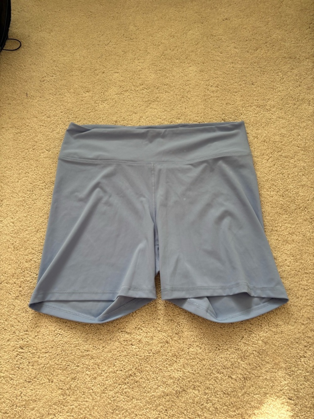 Old Navy Women's High-Rise Bike Shorts in Dusty Blue